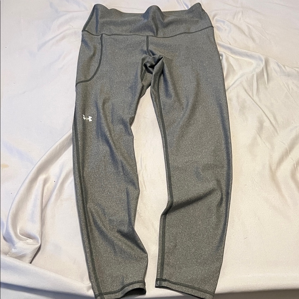 Large Under Armour womens Dark Gray Active Leggings